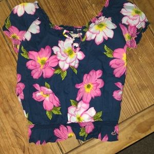 Hollister floral blouse